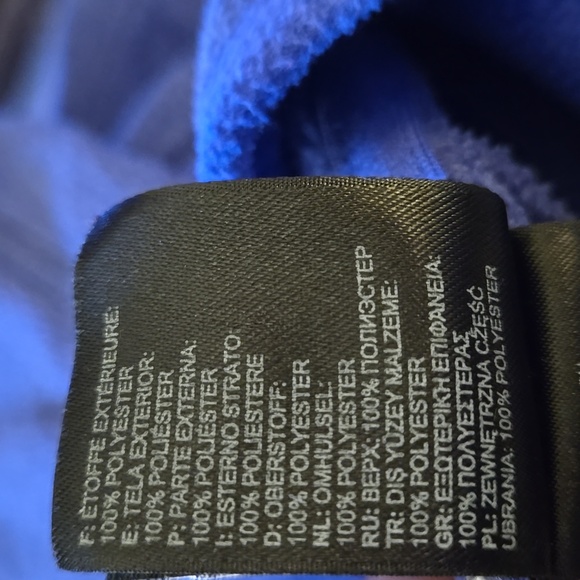 The North Face Purple Quarter-Zip Fleece Top Long Sleeve Size Medium - Picture 5 of 8